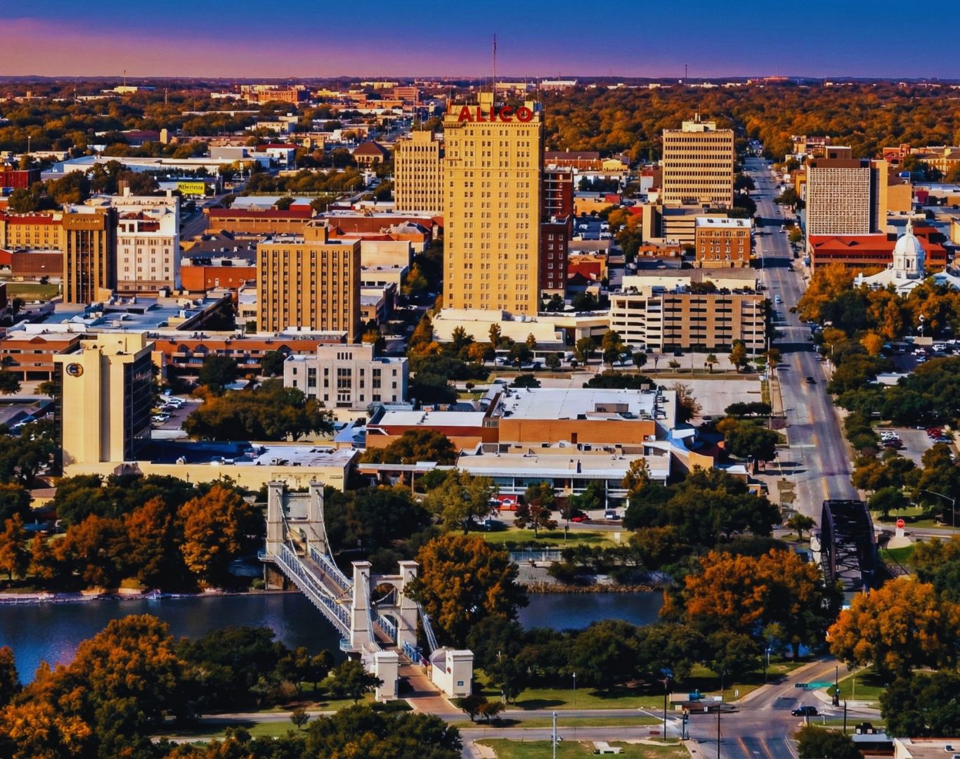 Skyline View of Downtown, Waco, TX